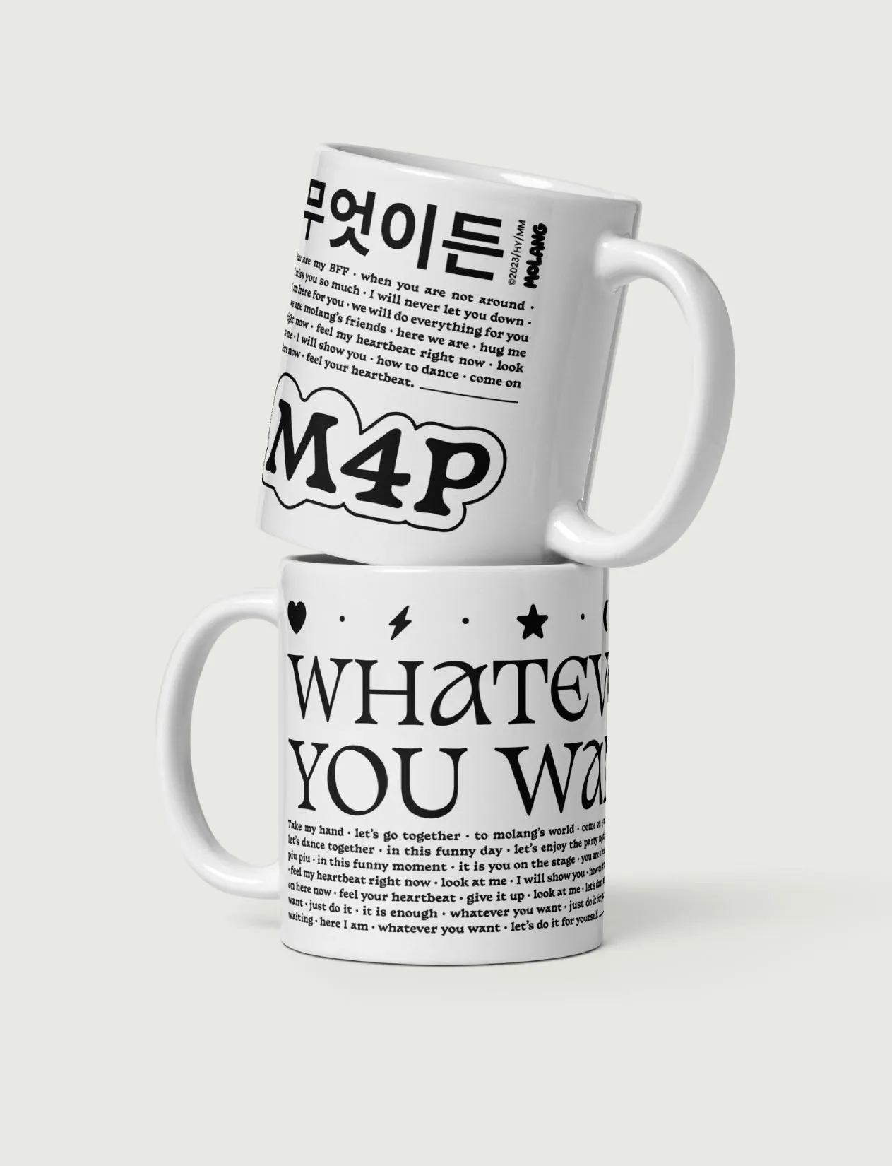 Molang Collector Kpop Mug