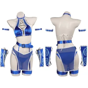 Mortal Kombat Kitada Lingerie For Women Cosplay Costume Halloween Carnival Suit