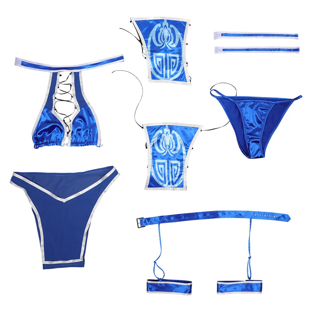 Mortal Kombat Kitada Lingerie For Women Cosplay Costume Halloween Carnival Suit