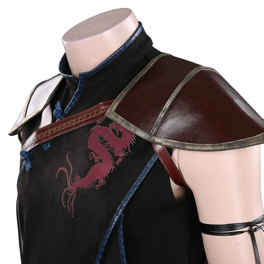 Movie Mortal Kombat Kung Lao Outfits Halloween Carnival Suit Cosplay Costume