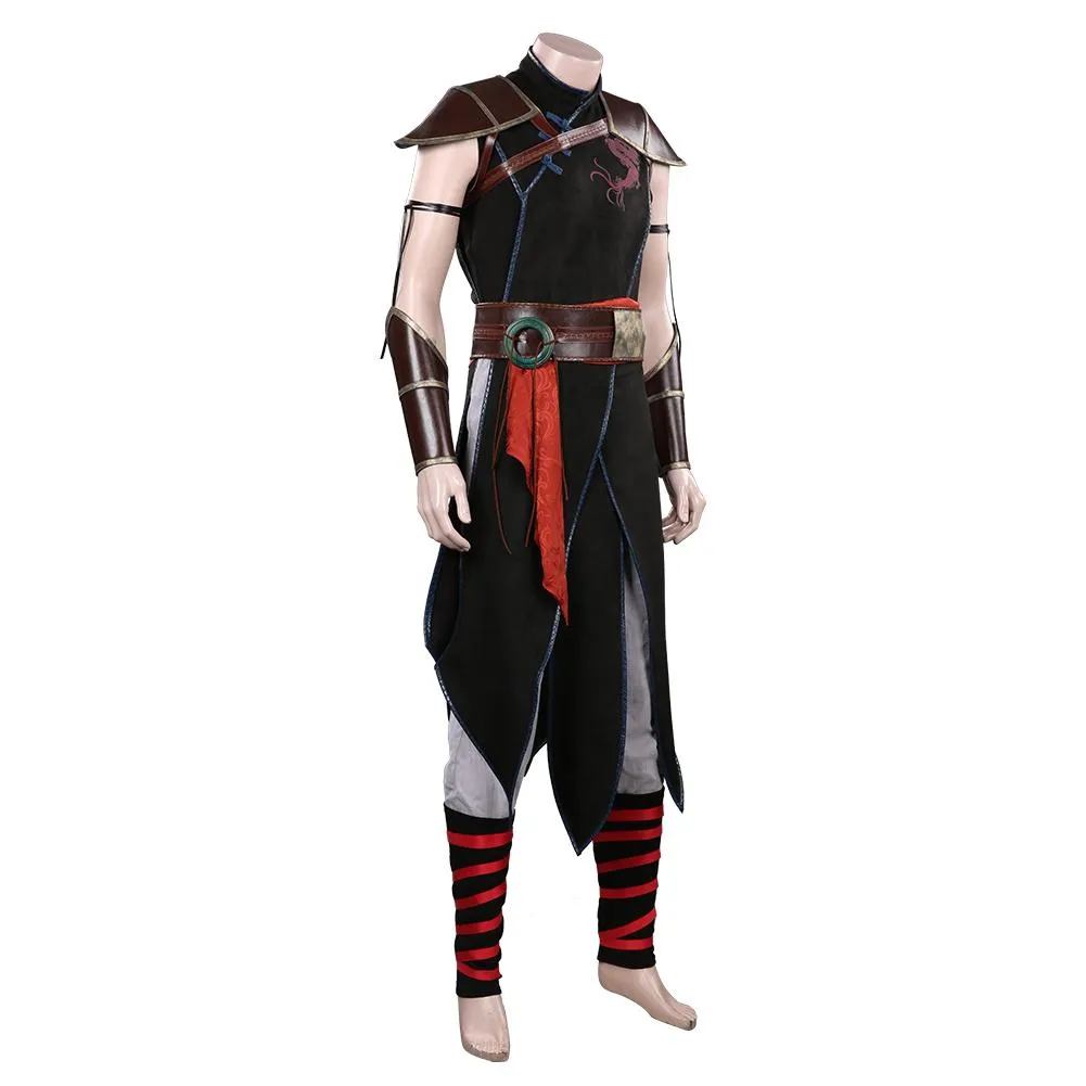 Movie Mortal Kombat Kung Lao Outfits Halloween Carnival Suit Cosplay Costume