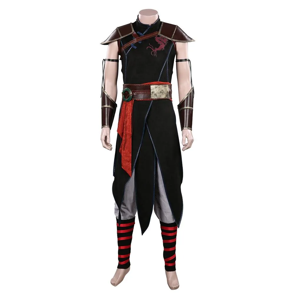Movie Mortal Kombat Kung Lao Outfits Halloween Carnival Suit Cosplay Costume