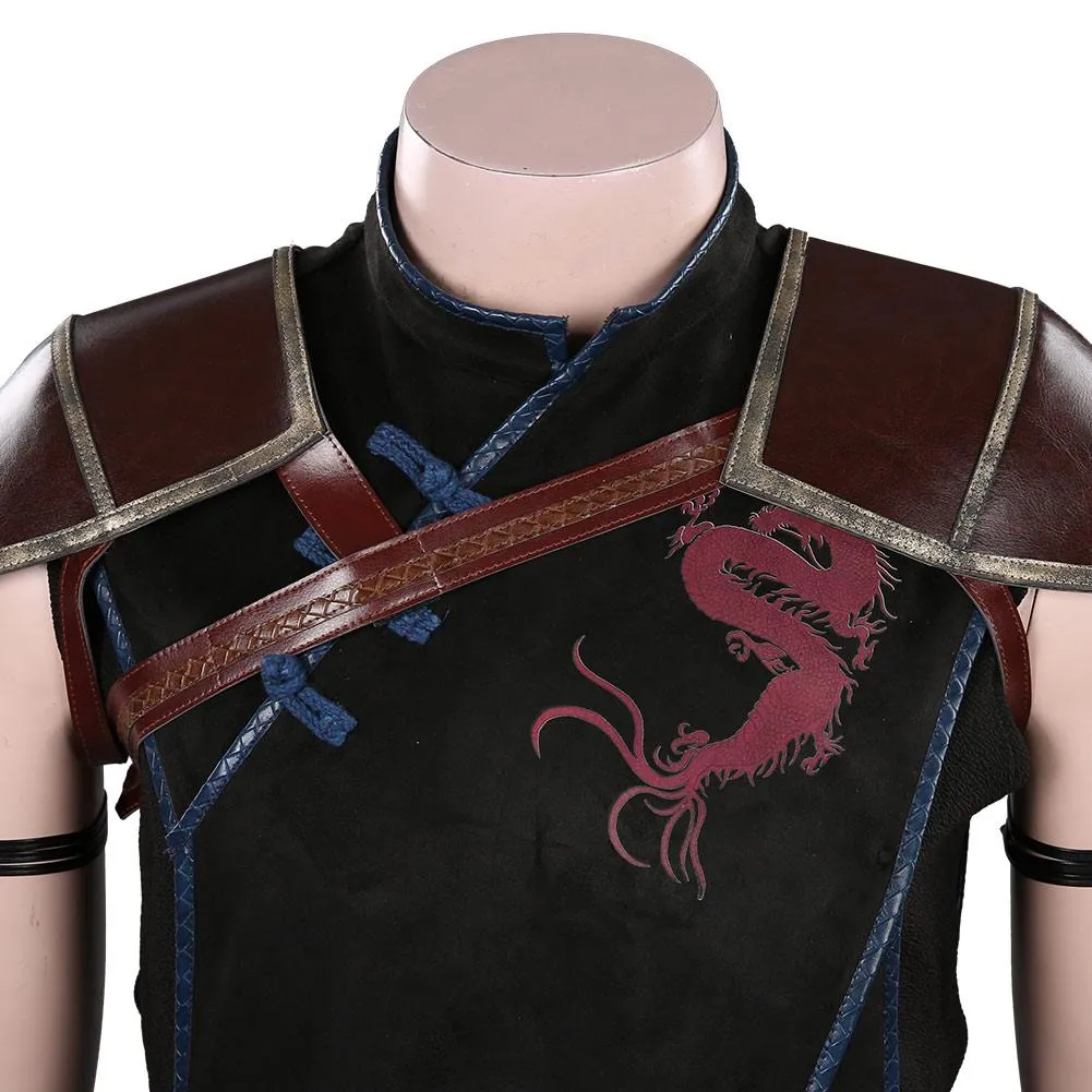 Movie Mortal Kombat Kung Lao Outfits Halloween Carnival Suit Cosplay Costume