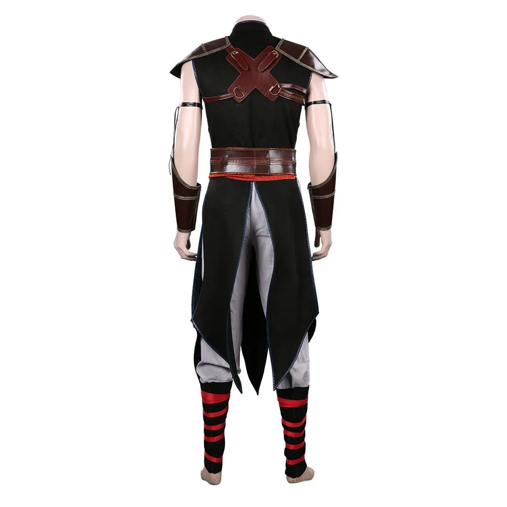 Movie Mortal Kombat Kung Lao Outfits Halloween Carnival Suit Cosplay Costume