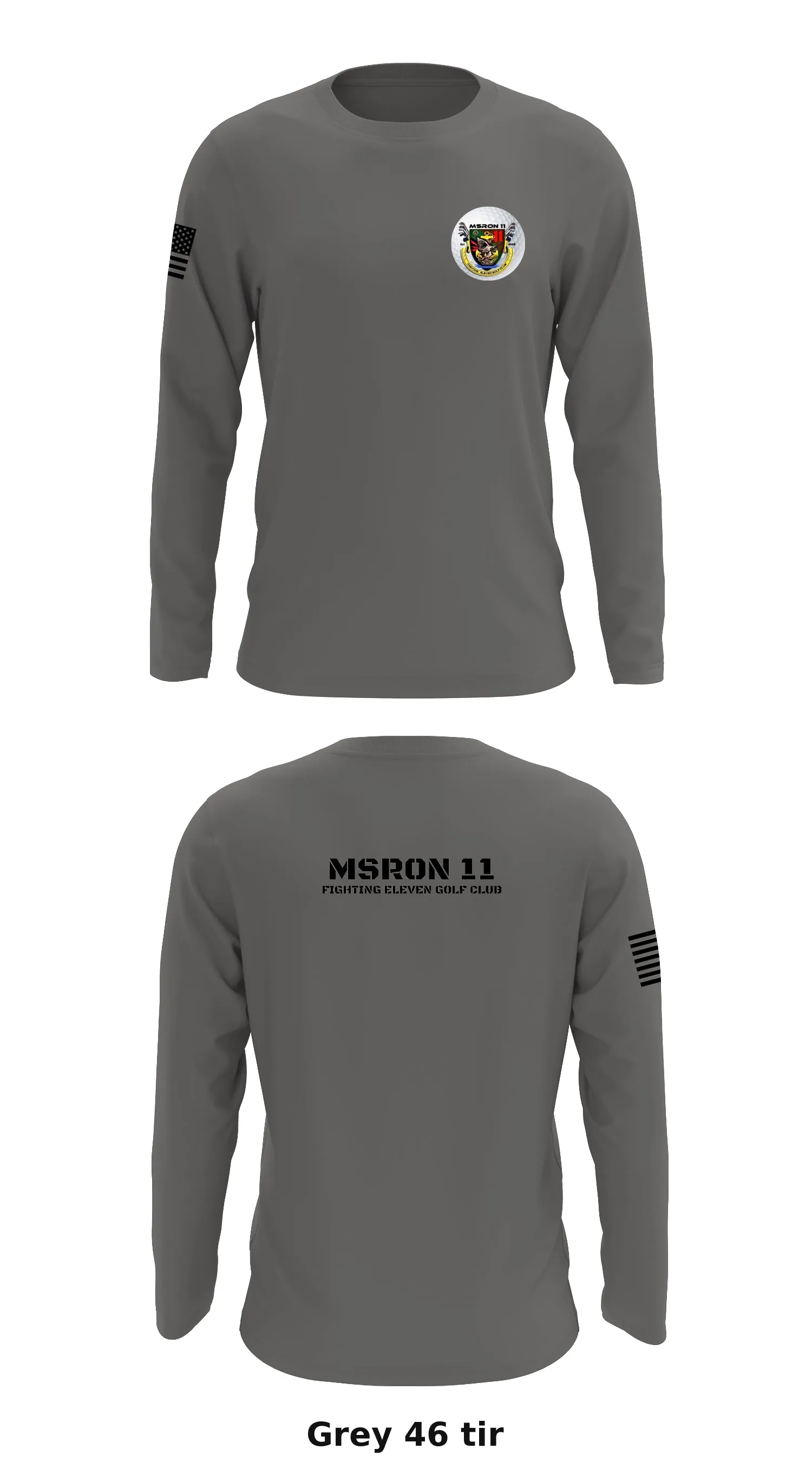 MSRON 11 Store 1 Core Men's LS Performance Tee - tir