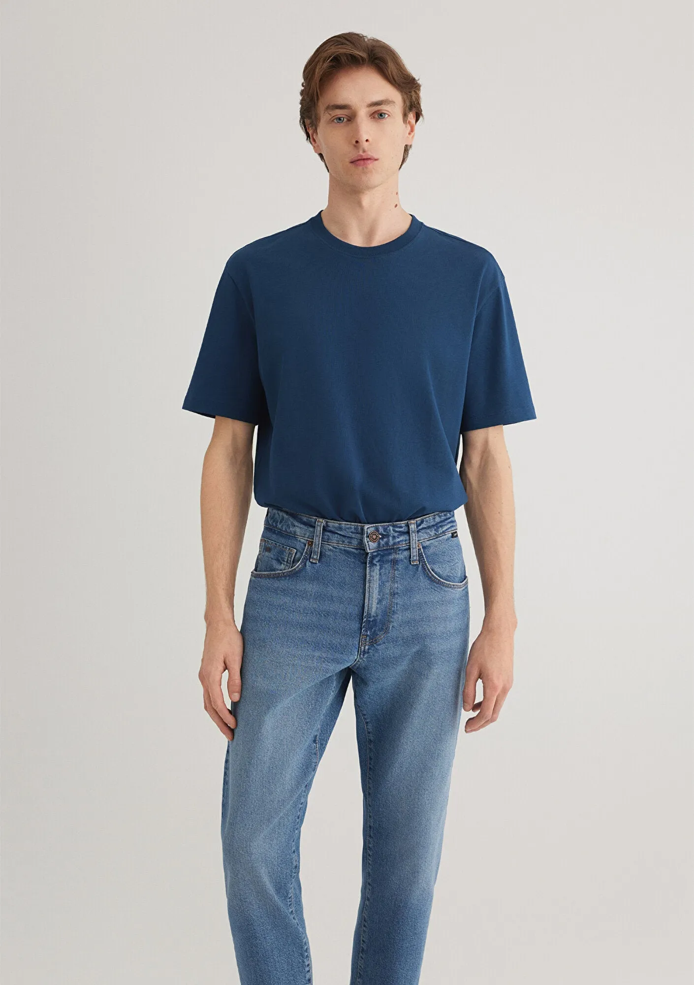 Navy Blue Basic T-Shirt