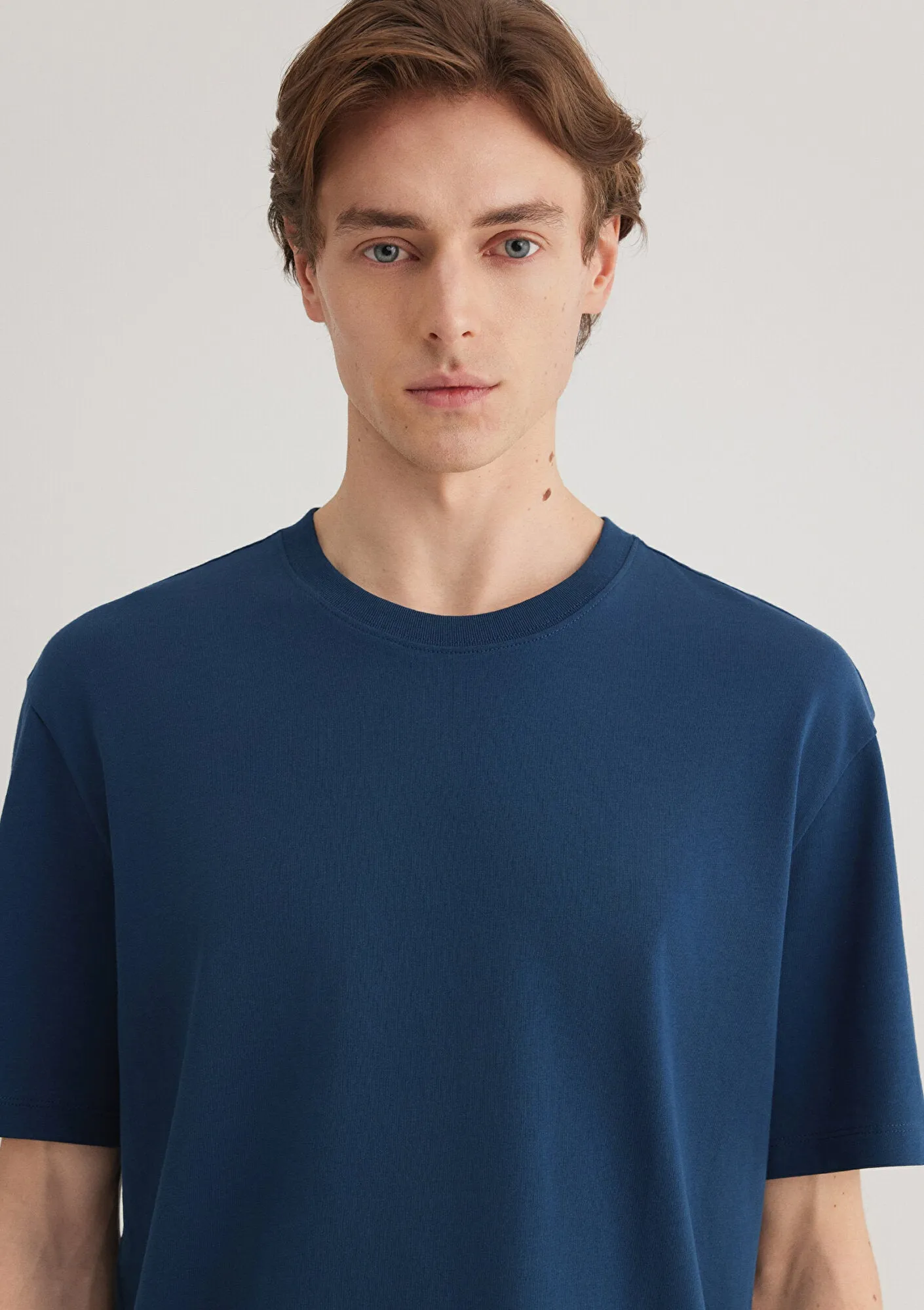 Navy Blue Basic T-Shirt