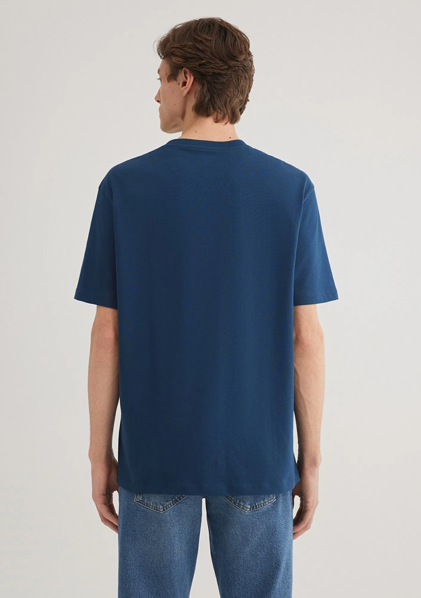 Navy Blue Basic T-Shirt