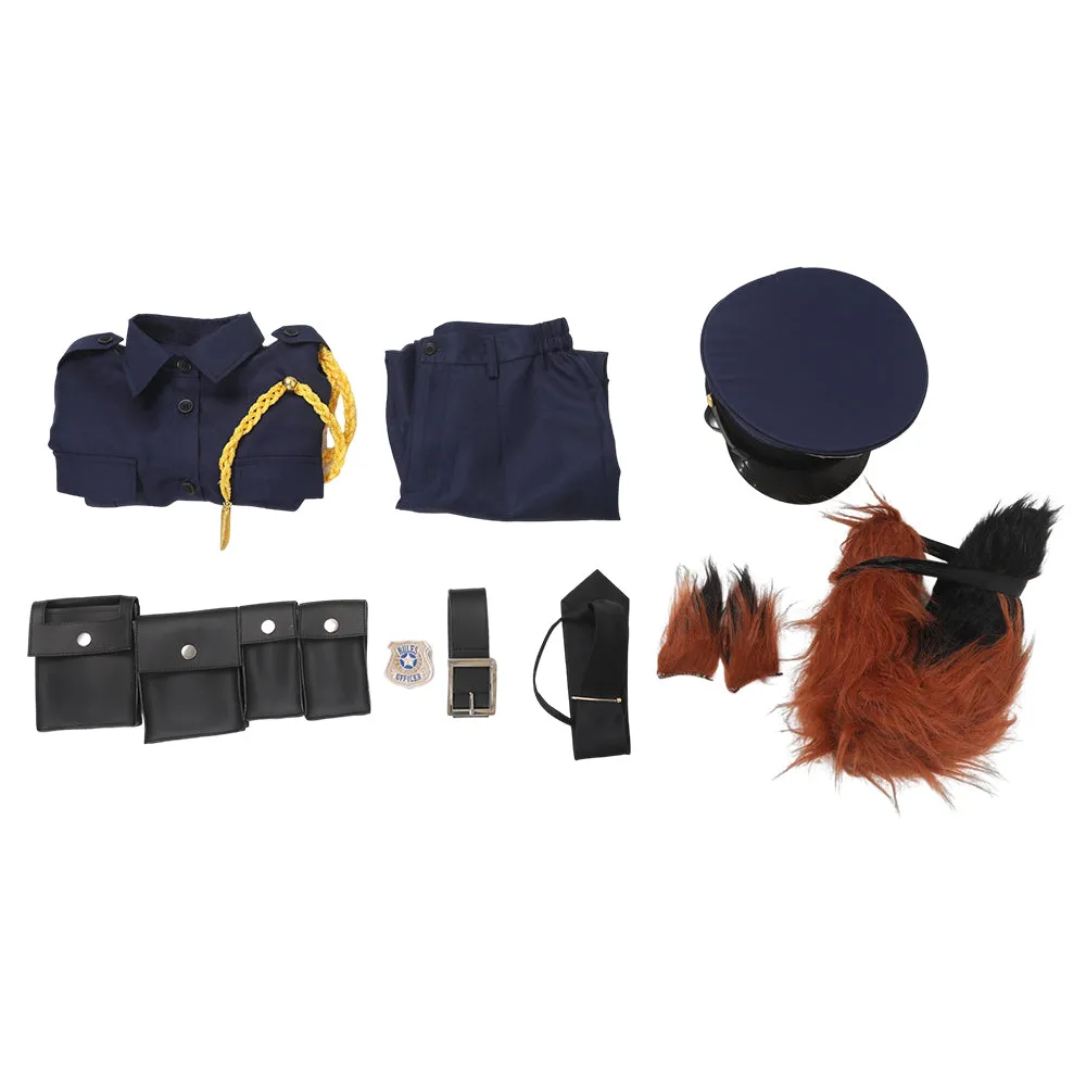 Nick Wilde Police Uniform Cosplay Costume Outfits Halloween Carnival Suit