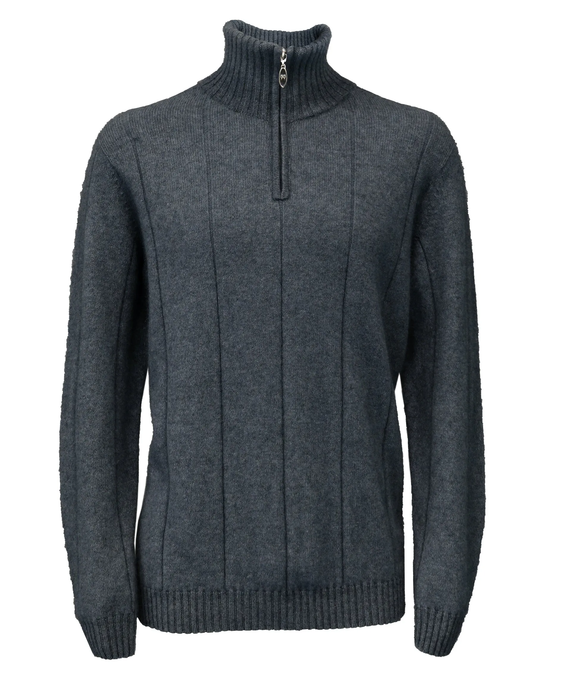 Noble Wilde Javelin Merino Possum Zip Neck Sweater