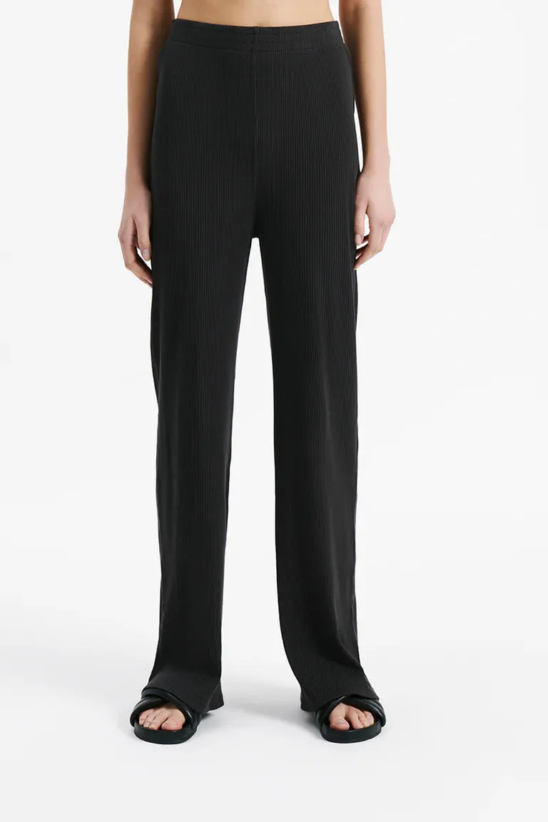 Nude Lounge Ribbed Pant Coal