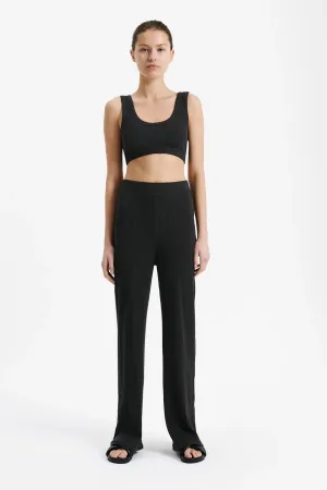 Nude Lounge Ribbed Pant Coal