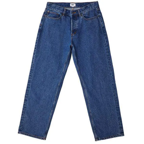 Obey Hardwork Carpenter Denim Stonewashed Indigo