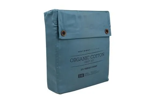 Odyssey Living Organic Cotton Sheet Sets - Teal