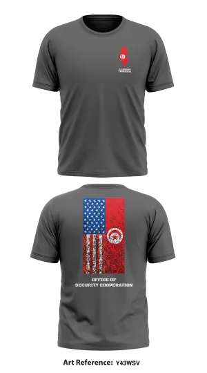Office of Security Cooperation, Tunisia Store 1 Core Men's SS Performance Tee - y43wSv