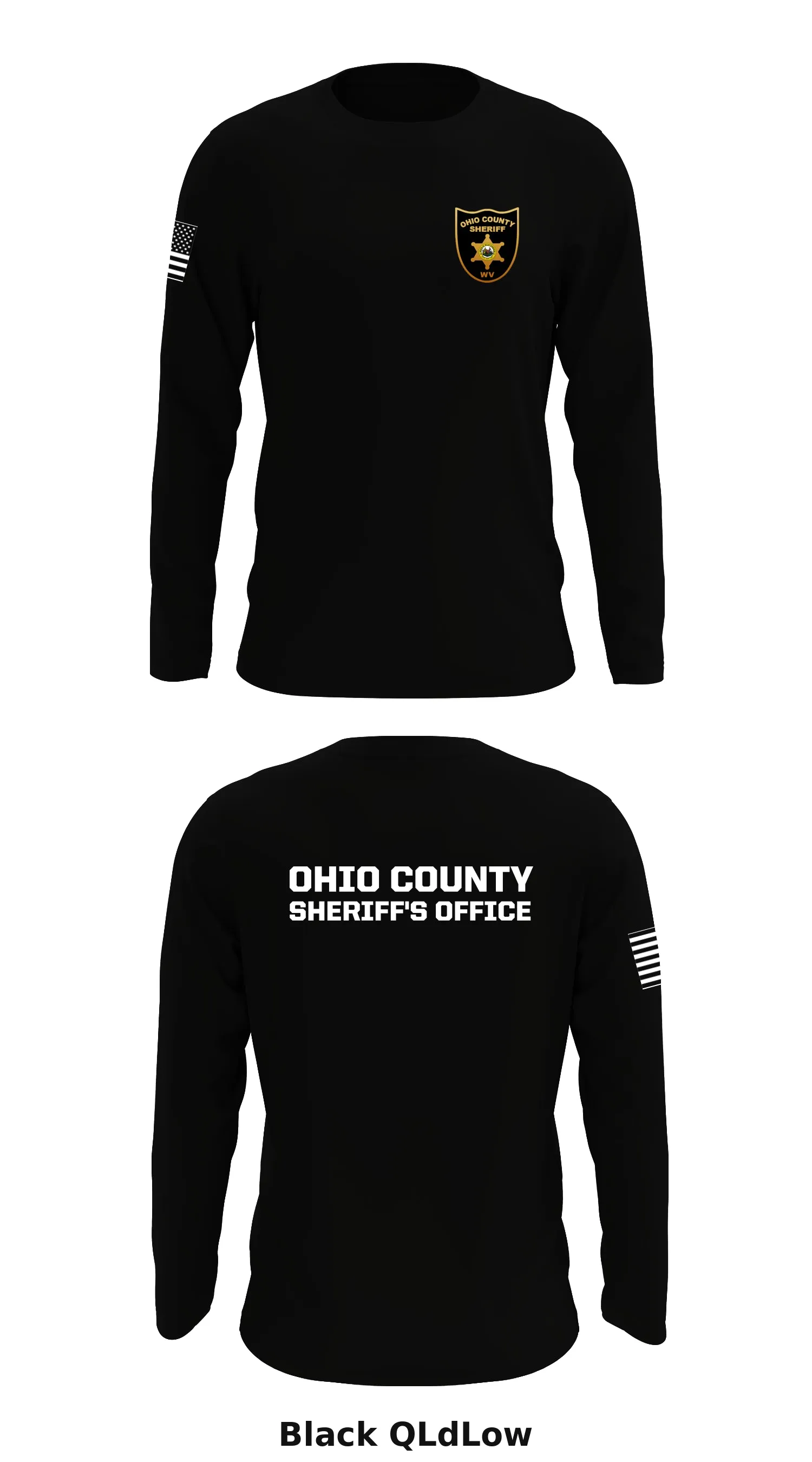 Ohio County Sheriff's Office Store 1 Core Men's LS Performance Tee - QLdLow