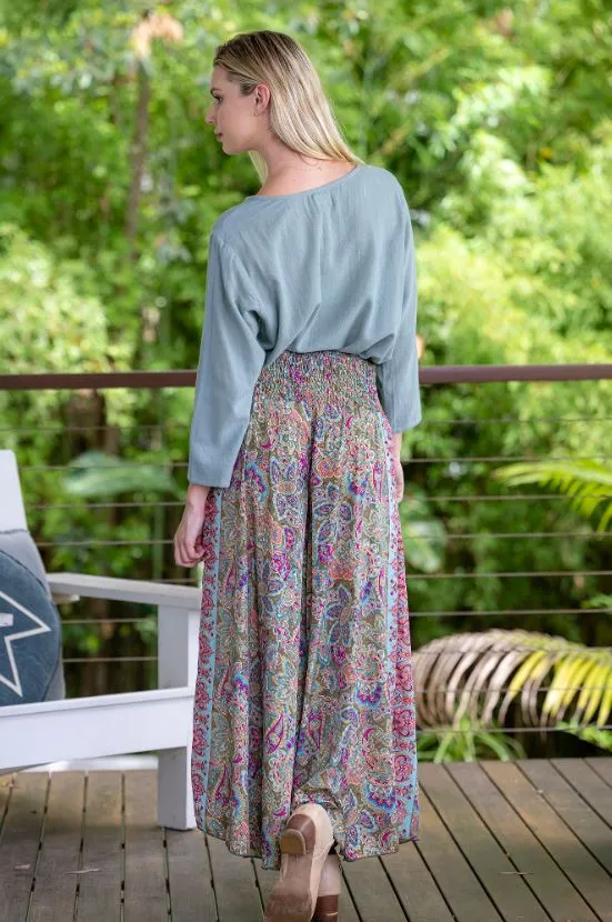 Olive Wide Leg Pant by Cienna
