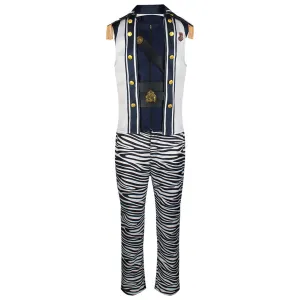One Piece Axe-Hand Morgan Navy Captain Cosplay Costume Outfits Halloween Carnival Suit