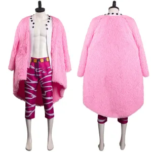 One Piece Donquixote Doflamingo Cosplay Costume Outfits Halloween Carnival Suit