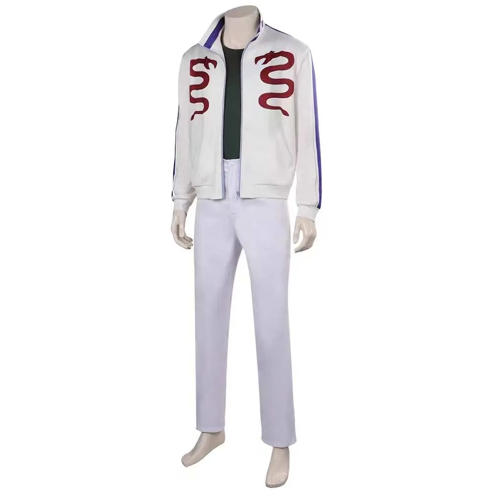 One Piece Gin the Man-Demon Krieg Pirates Cosplay Costume Outfits
