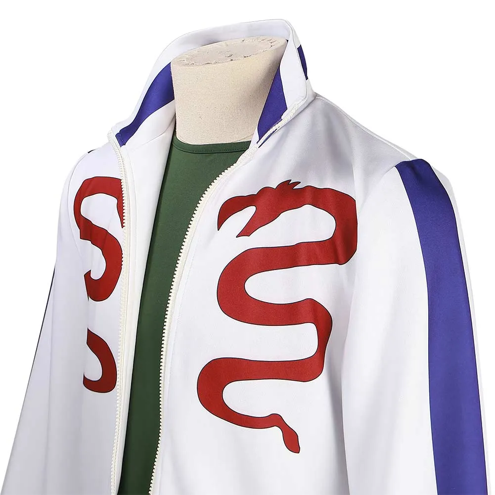One Piece Gin the Man-Demon Krieg Pirates Cosplay Costume Outfits