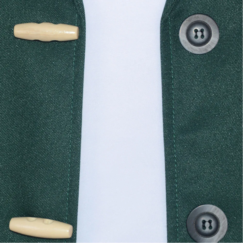 One Piece Kuzan Anime Character Green Coat Cosplay Costume Outfits Halloween Carnival Suit