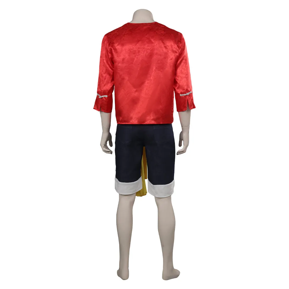 One Piece Live Version Luffy Cosplay Costume Outfits Halloween Carnival