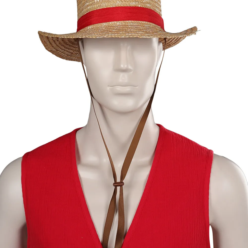 One Piece Luffy Cosplay Costume Toll Full Outfits Halloween Carnival Suit