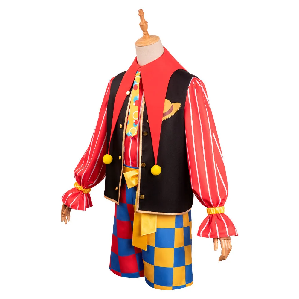 One Piece Monkey D. Luffy Cosplay Costume Fancy Outfit Halloween Carnival Suit
