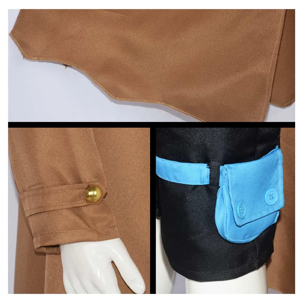 One Piece Portgas D. Ace Anime Character Brown Coat Cosplay Costume Outfits Halloween Carnival Suit