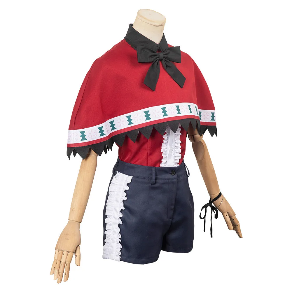Oshi No Ko My Idol's Child  Mem-Cho Cosplay Costume Red Singing Outfits Halloween Carnival Suit