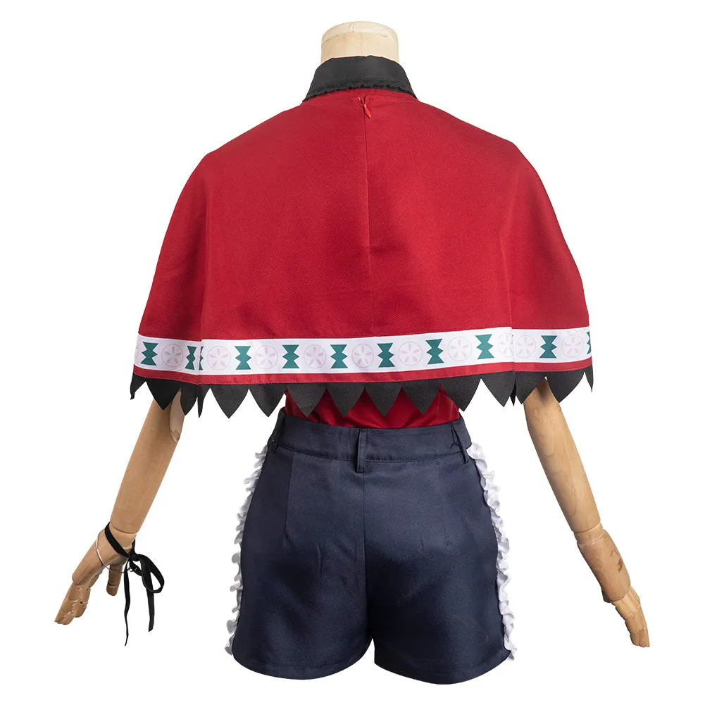 Oshi No Ko My Idol's Child  Mem-Cho Cosplay Costume Red Singing Outfits Halloween Carnival Suit