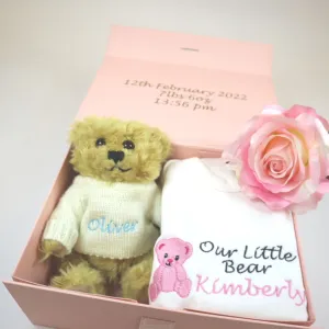 Our Little Bear Medium Baby Gift Hamper - Pink