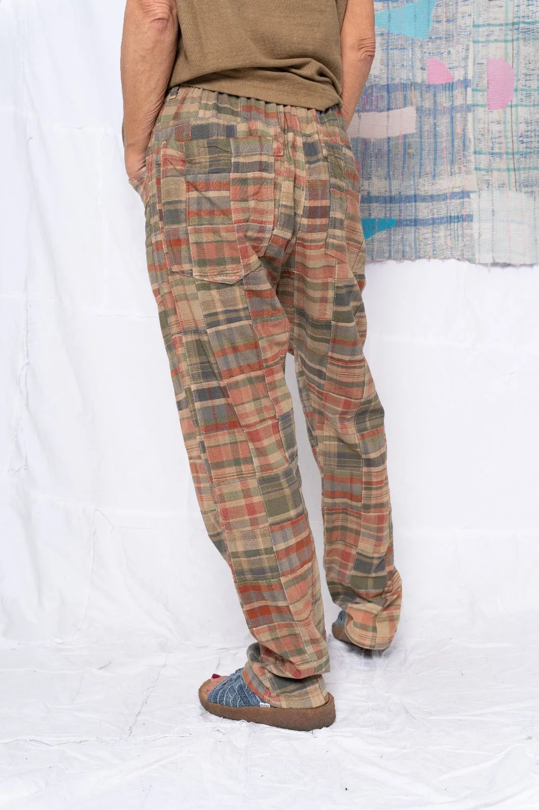 P38 Madras Patchwork Uneven Dye Clay