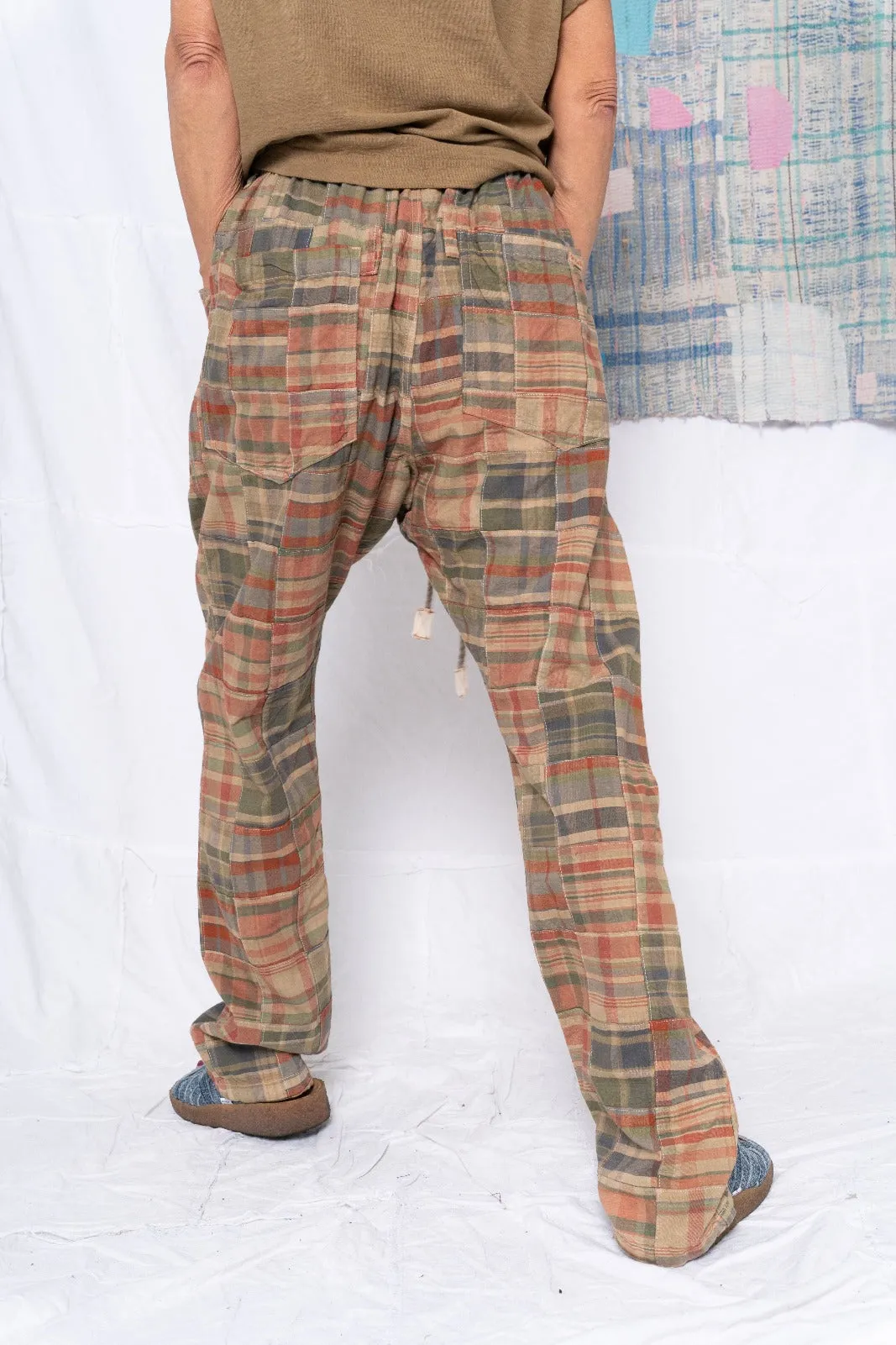P38 Madras Patchwork Uneven Dye Clay