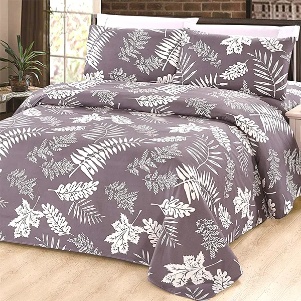 Patterned Bamboo Blended Bed Sheet Set