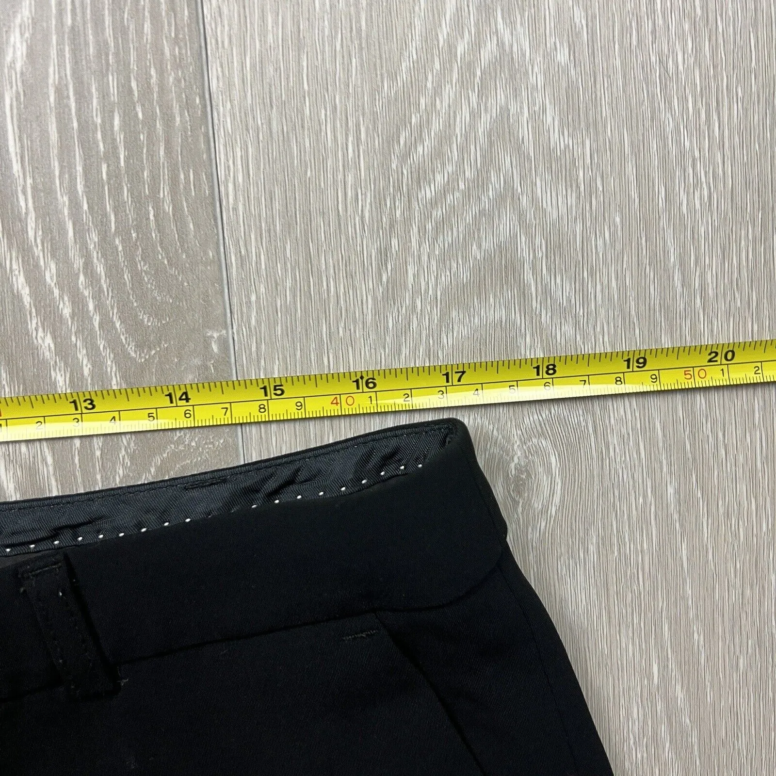 Perri Cutten Womens Relaxed Fit Black Dress Pants Size 14
