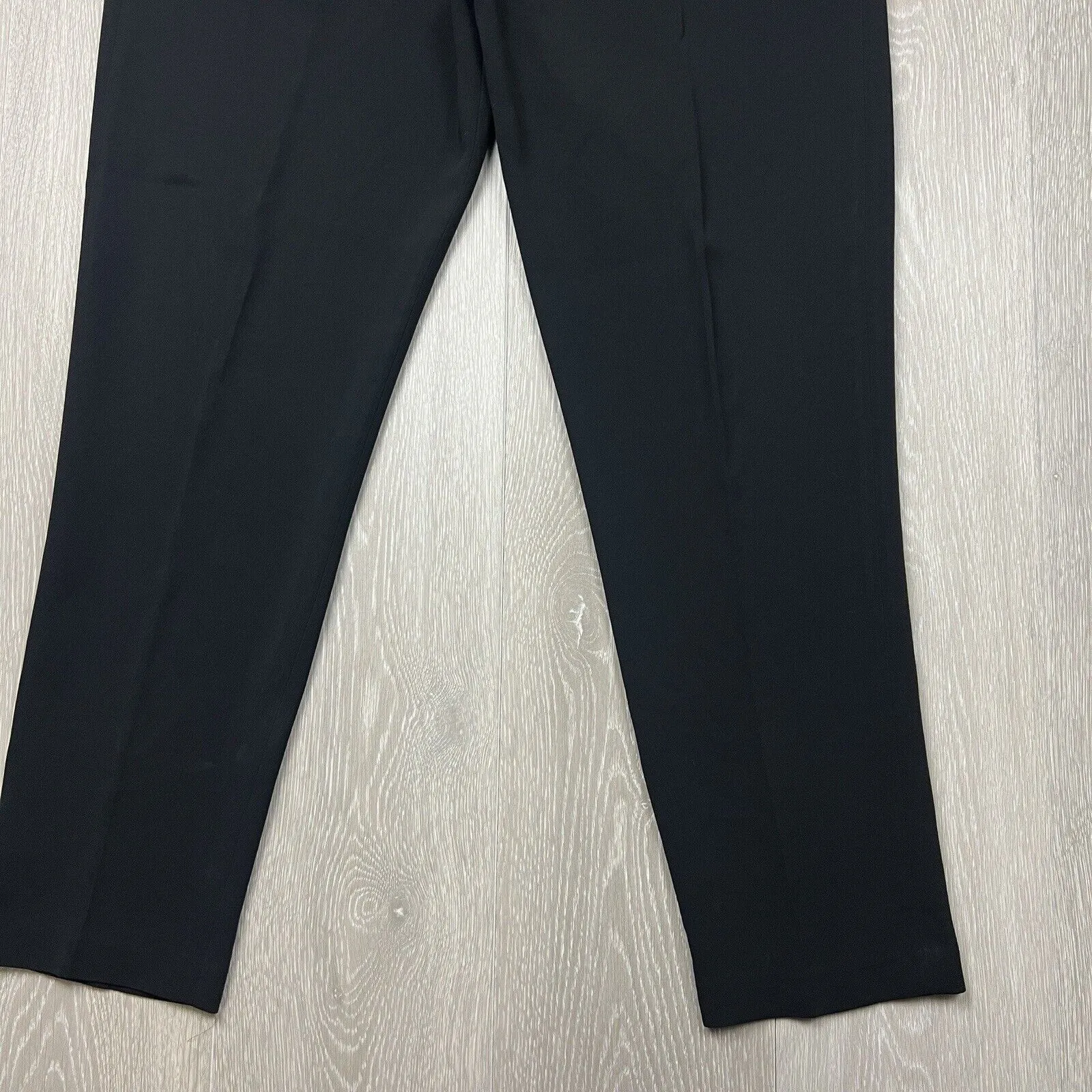 Perri Cutten Womens Relaxed Fit Black Dress Pants Size 14