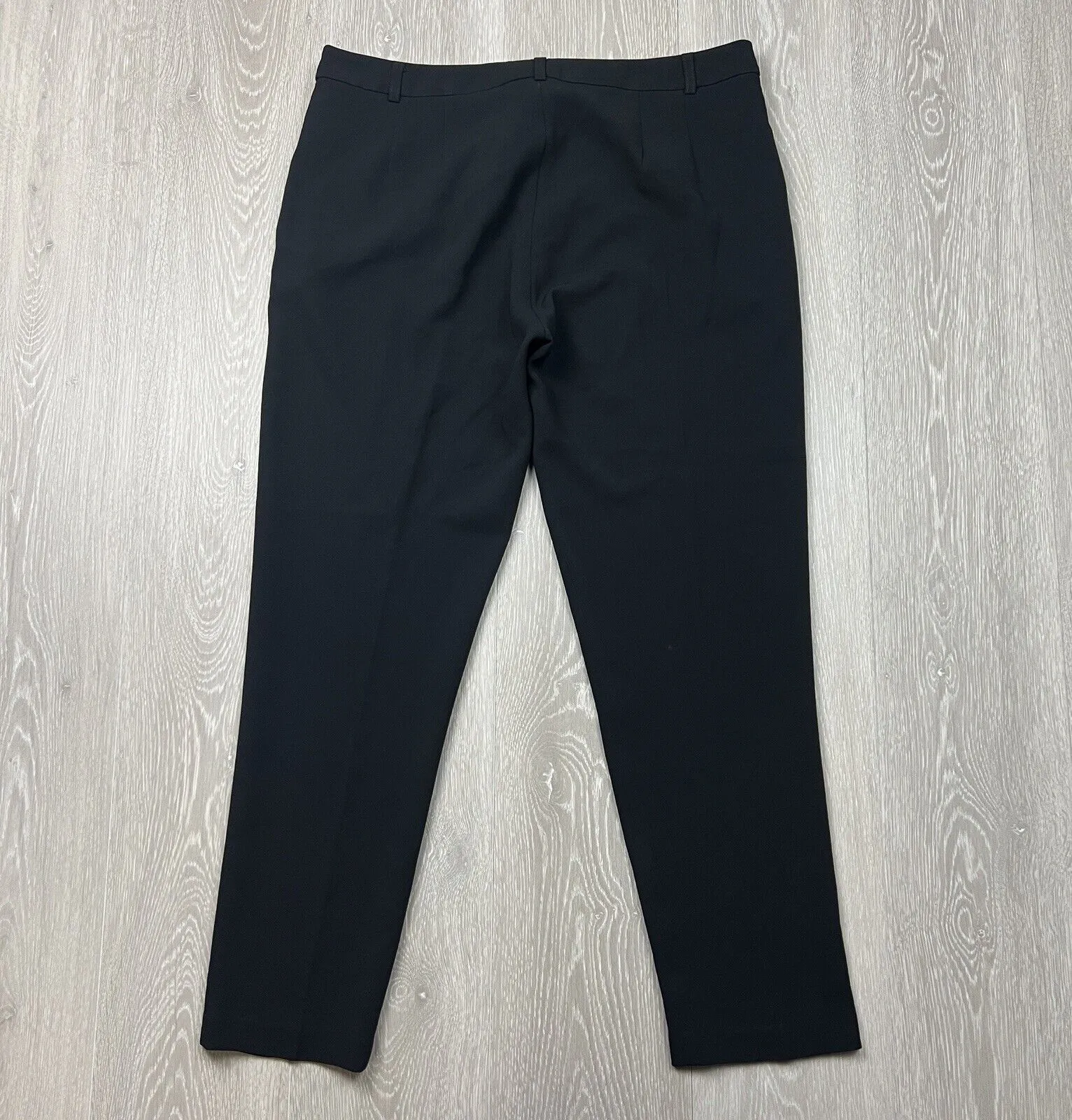 Perri Cutten Womens Relaxed Fit Black Dress Pants Size 14