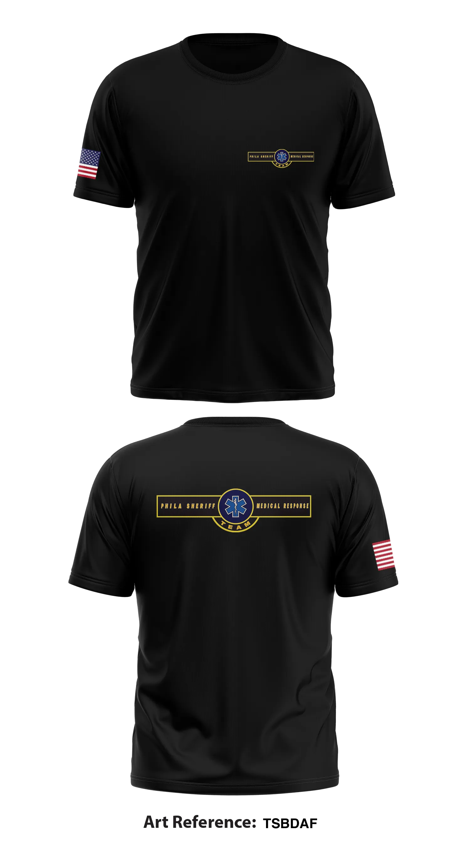 Philadelphia Sheriff's Office Medical Response Team Store 1 Core Men's SS Performance Tee - TsBDAF