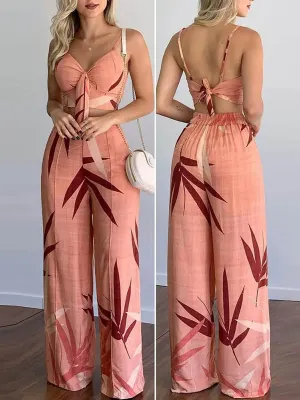 Pink Geometric Patterned Co-Ord Set