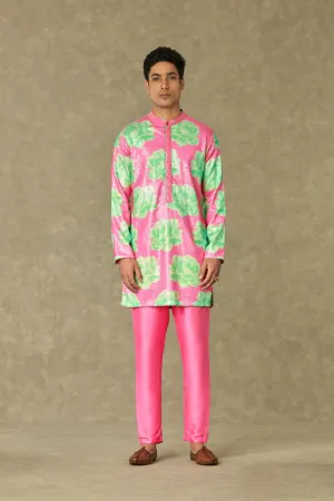 Pink Nurvi Sitara Sequin Set With Pants