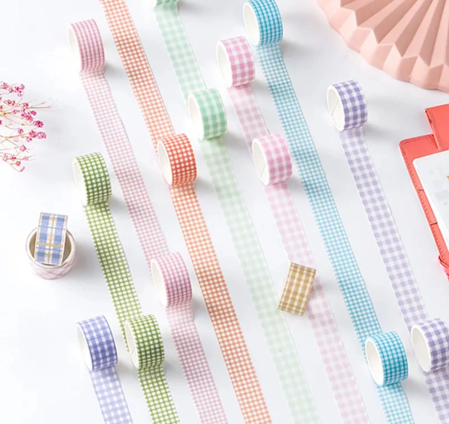 Plain & Patterned Washi Tape Sets