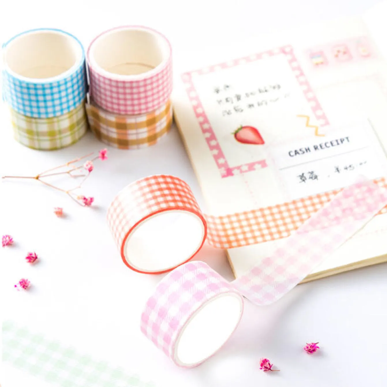 Plain & Patterned Washi Tape Sets