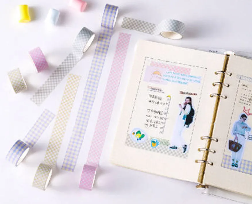 Plain & Patterned Washi Tape Sets