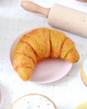 Plain Croissant Felt Play Food