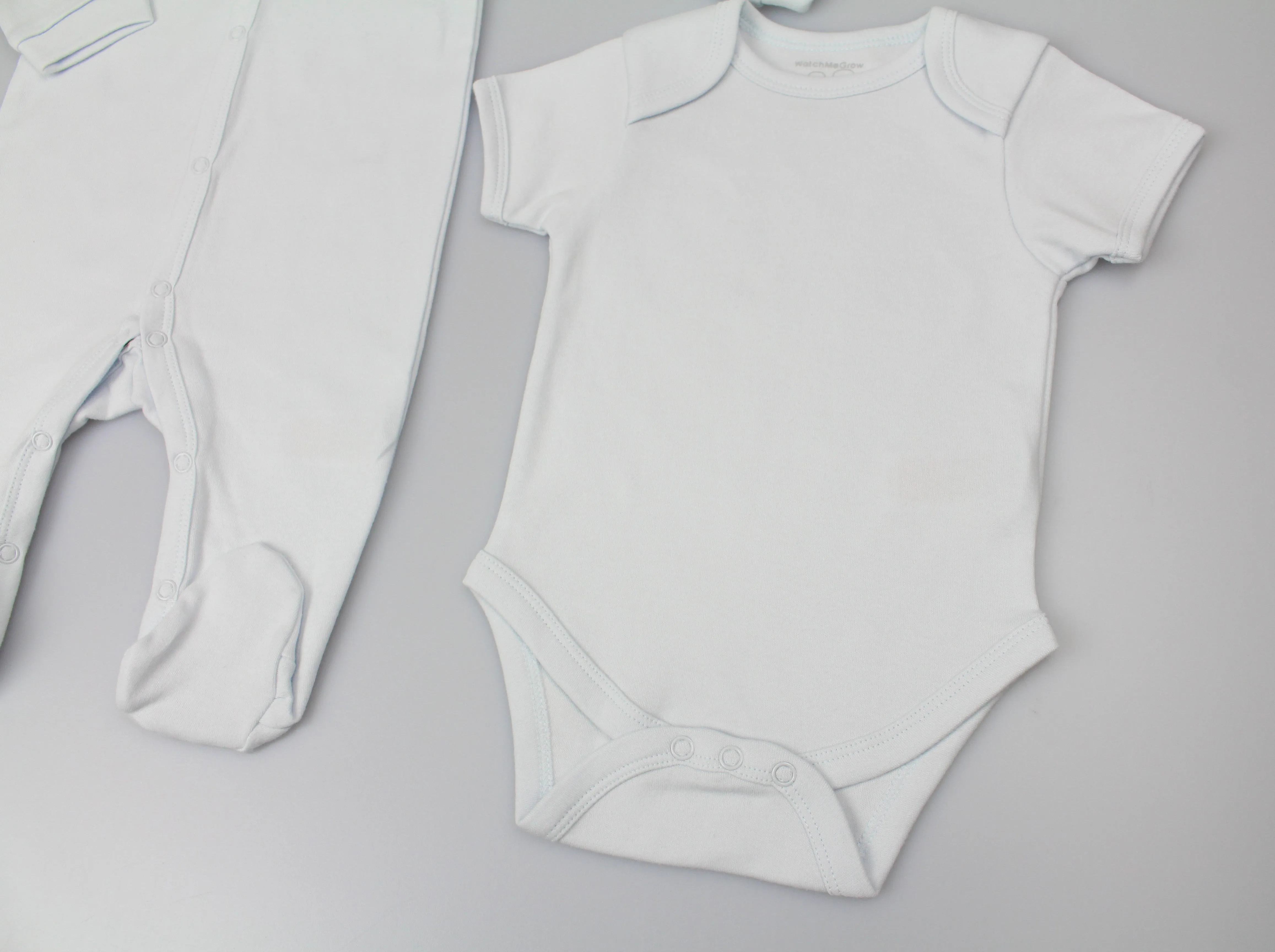Plain Mesh Bag Gift Sets - Light Sky Blue (PK6) (0-9m) H13733