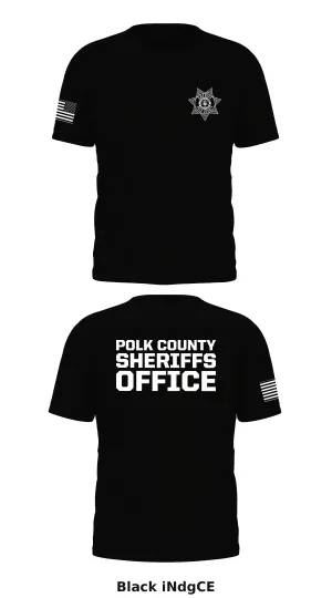 Polk county sheriffs office Store 1 Core Men's SS Performance Tee - iNdgCE