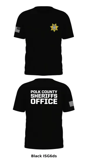 Polk county sheriffs office Store 1 Core Men's SS Performance Tee - ISG6ds