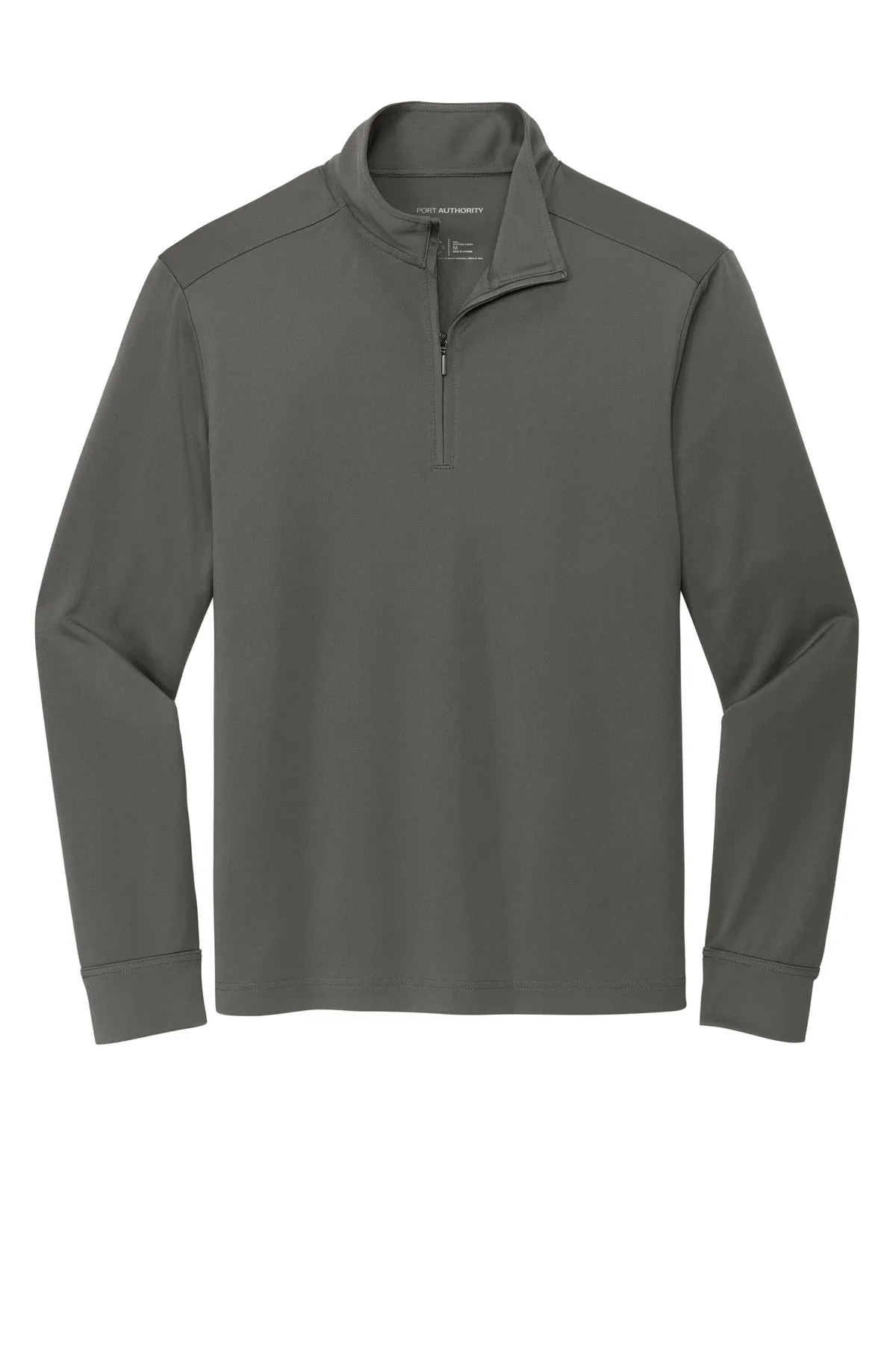 Port Authority C-FREE Snag-Proof 1/4-Zip K865 Grey Steel